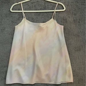 Vince, sunset silk tank top.